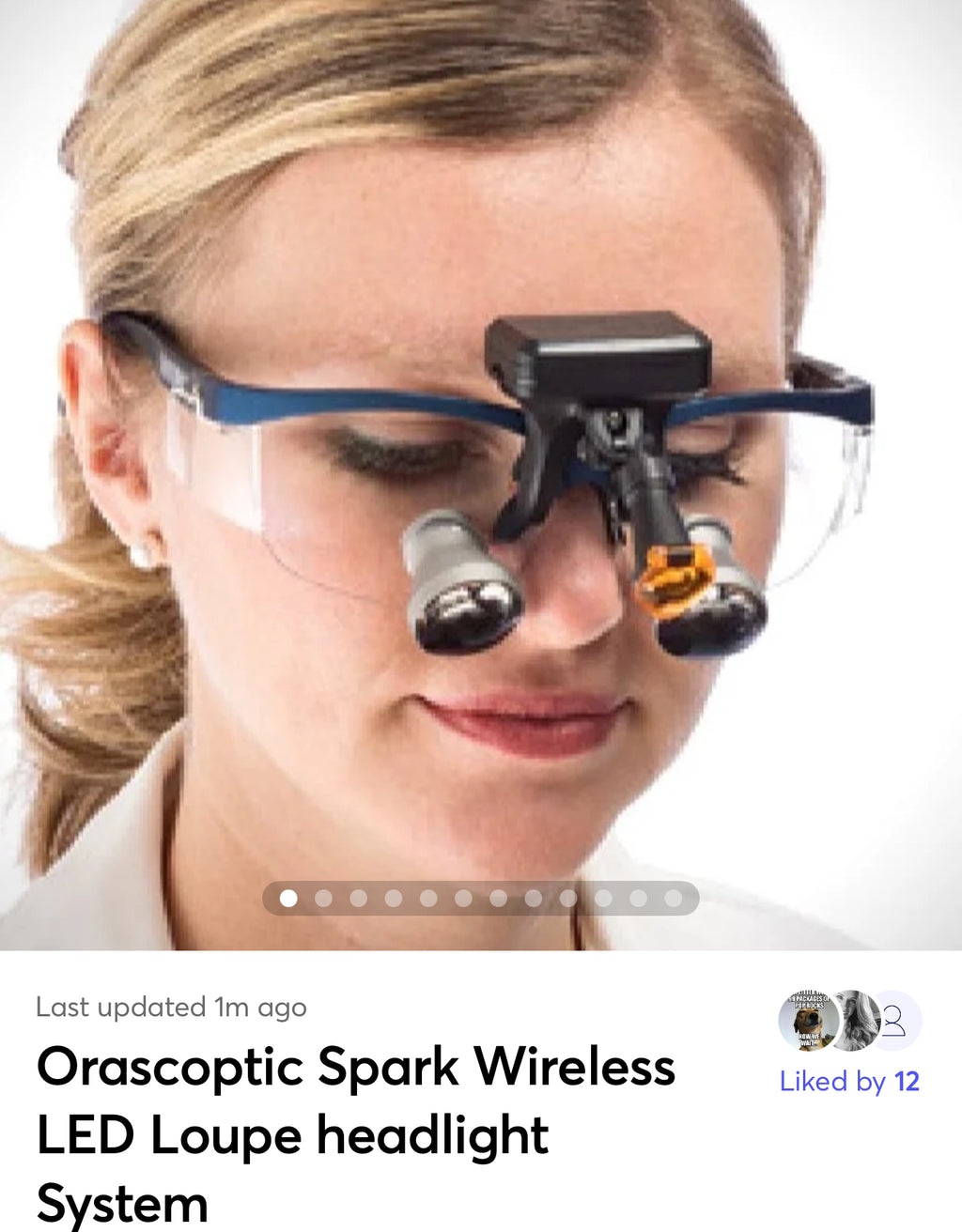 Orascoptic Spark Wireless LED Loupe headlight System 3 yrs limited Warranty