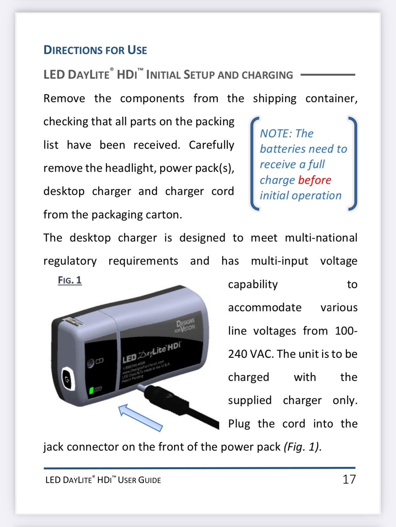 New #001 complete Design for vision LED DayLite' HDi™ Dental surgical light system with Two battery modules 3 years warranty