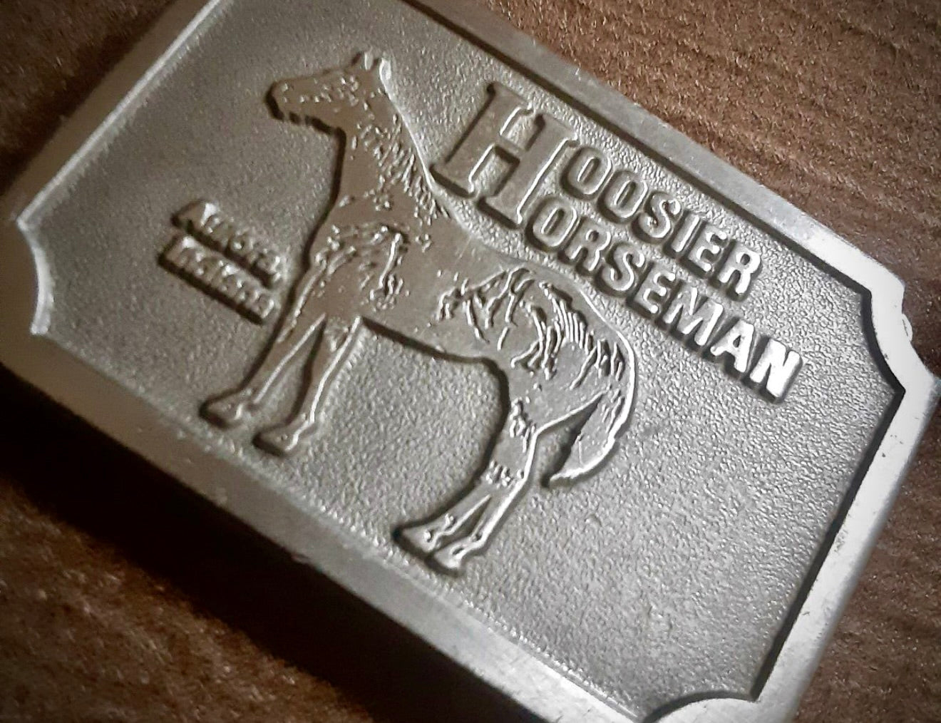 Belt Buckle Made in USA HOOSIER HORSEMAN