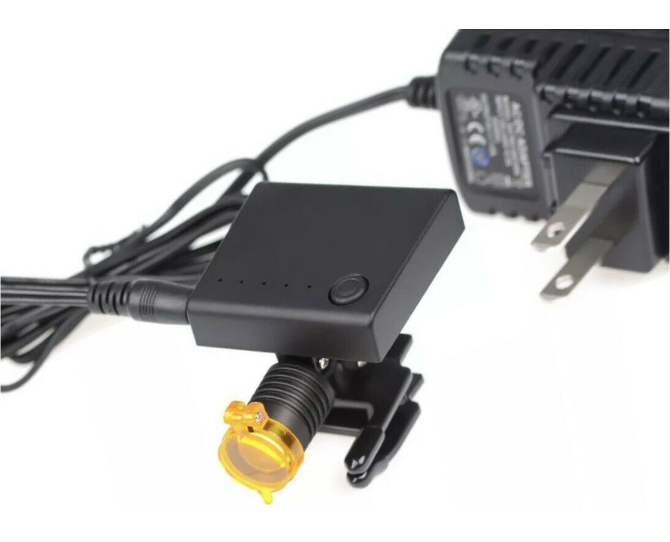 Dental Loupes Wireless Headlamp Optical Filter for Filling Curling Light