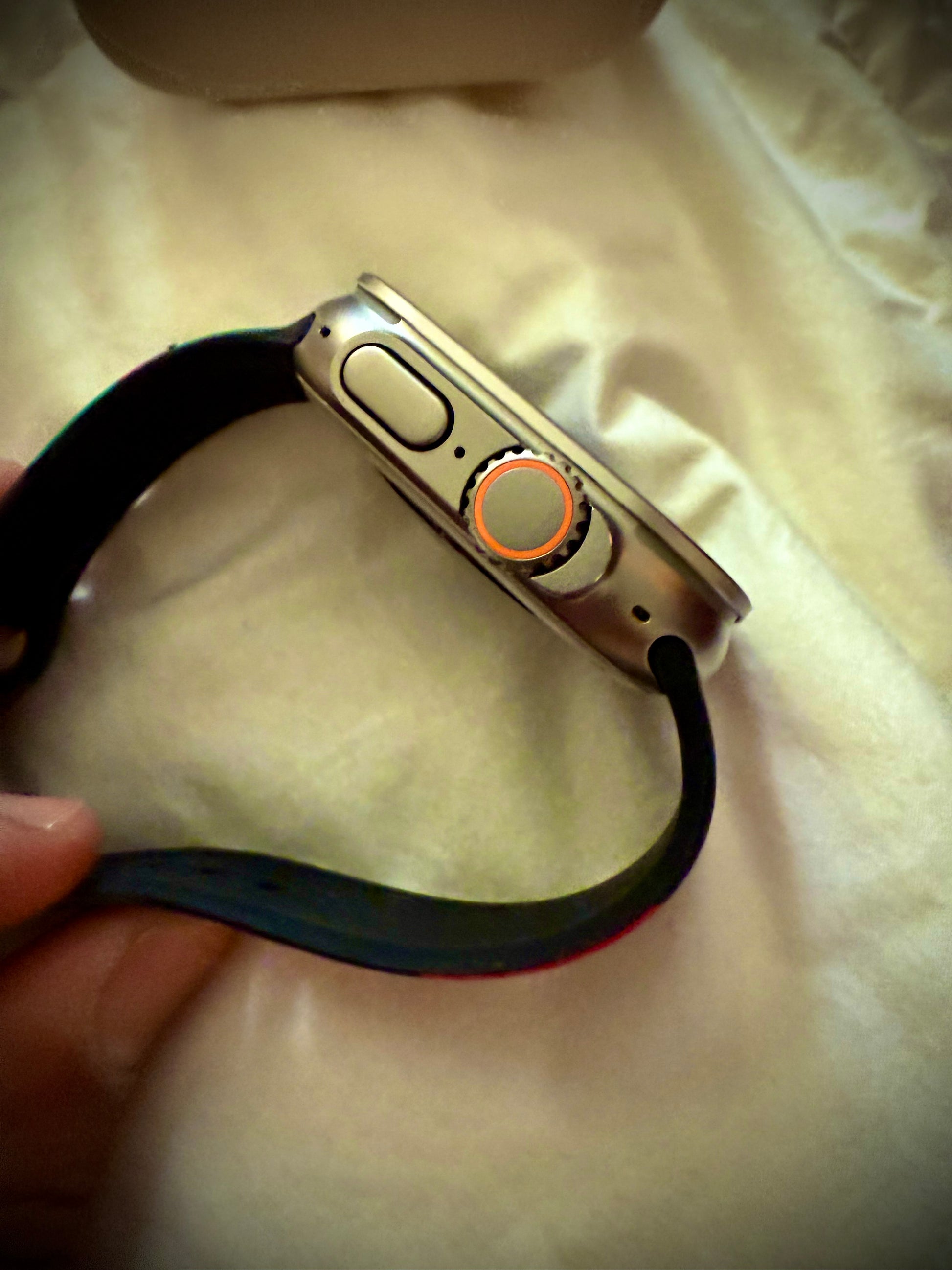 #001 Apple Watch Ultra [GPS + Cellular 49mm] Titanium Case with Midnight Ocean Band, One Size
1K+ bought in past month