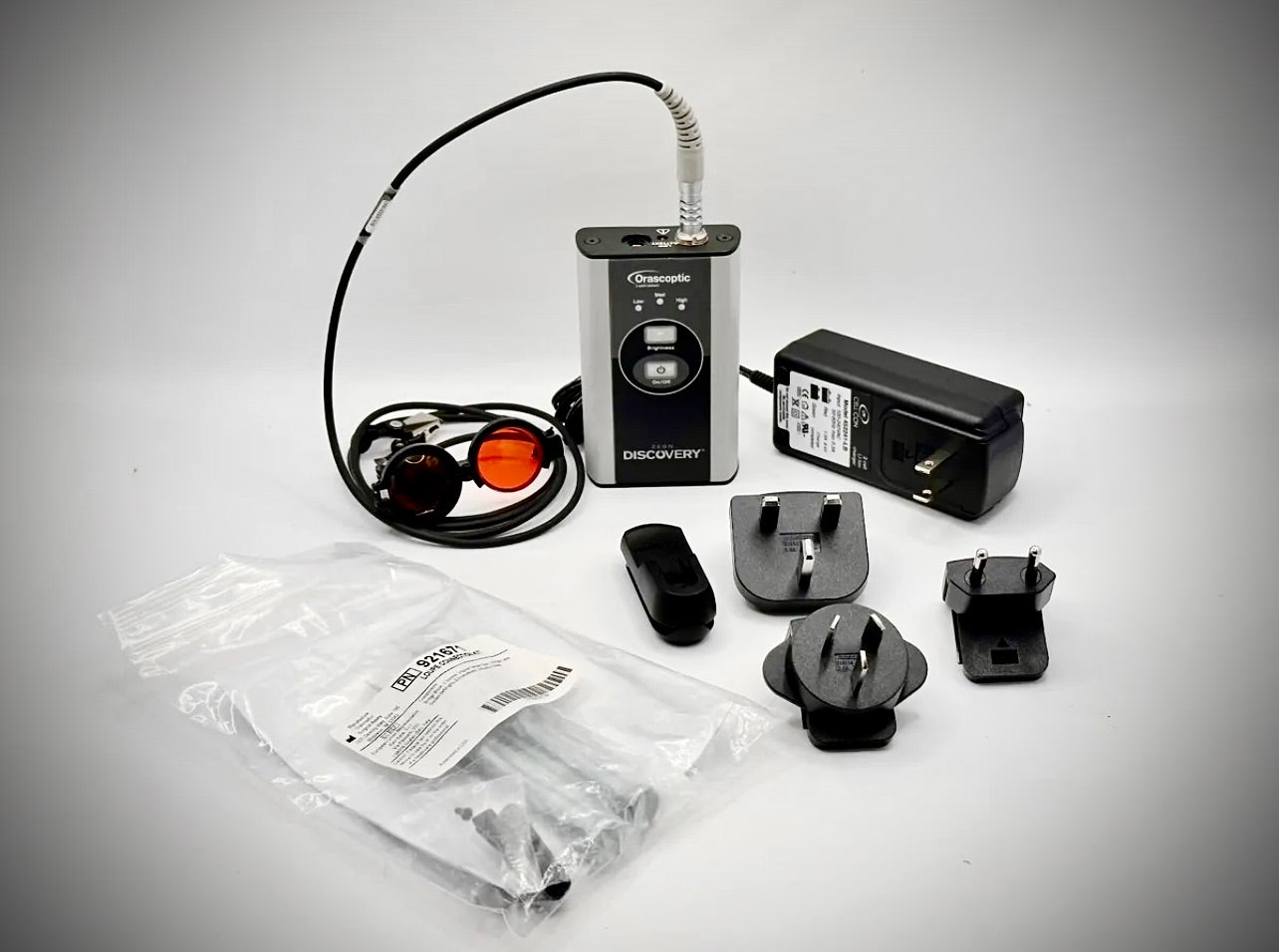 Orascoptic Zeon Discovery LED Headlight Dental / Surgical Loupe light system Brand New