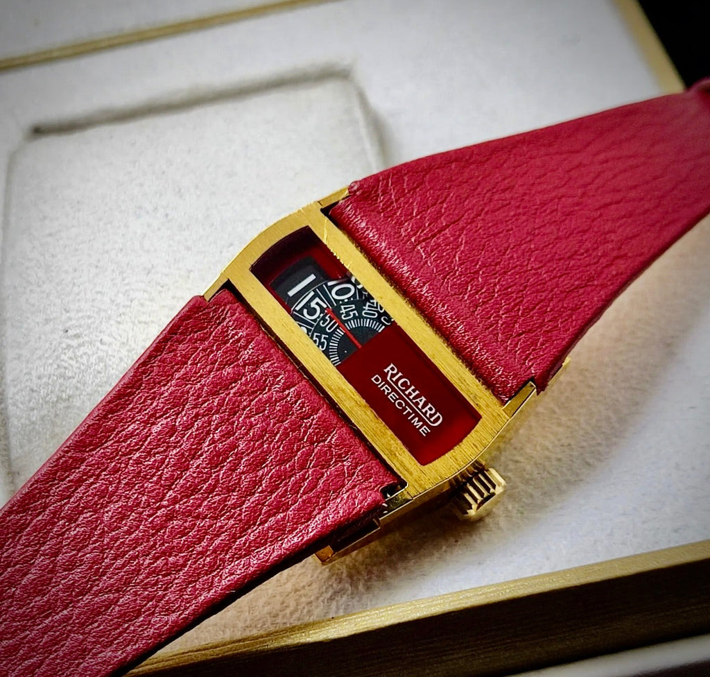 #1112 Richard Automatic Jump Hour Directime NOS CONDITION Unisex watch