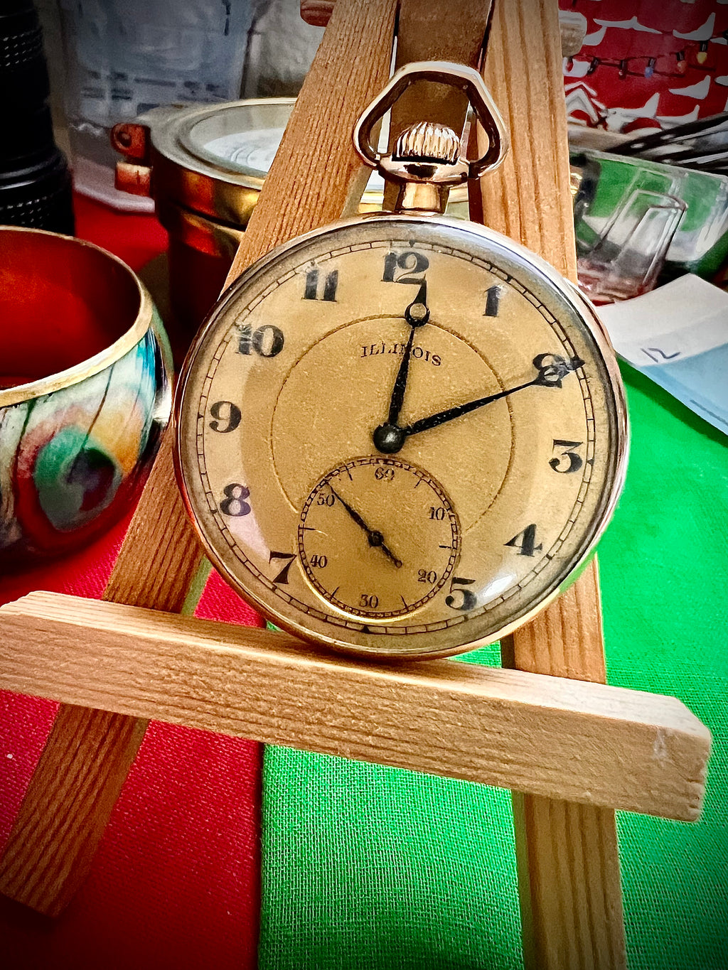 #1201 Illinois Aristocrat Watch Rose Gold Filled Wandsworth Case Excellent 17J Movement wedding gift watch