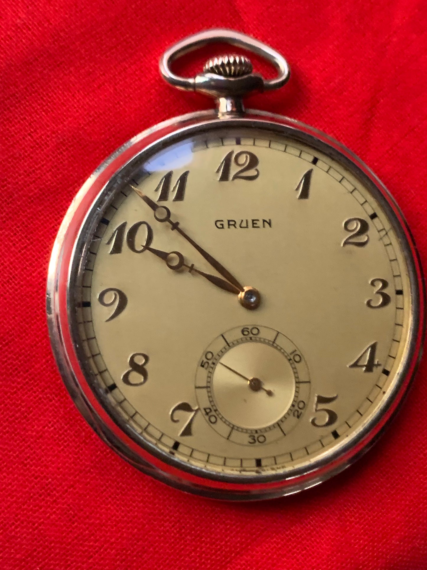 Watch 60 WBX-1-C60 Gruen pocket watch beautiful