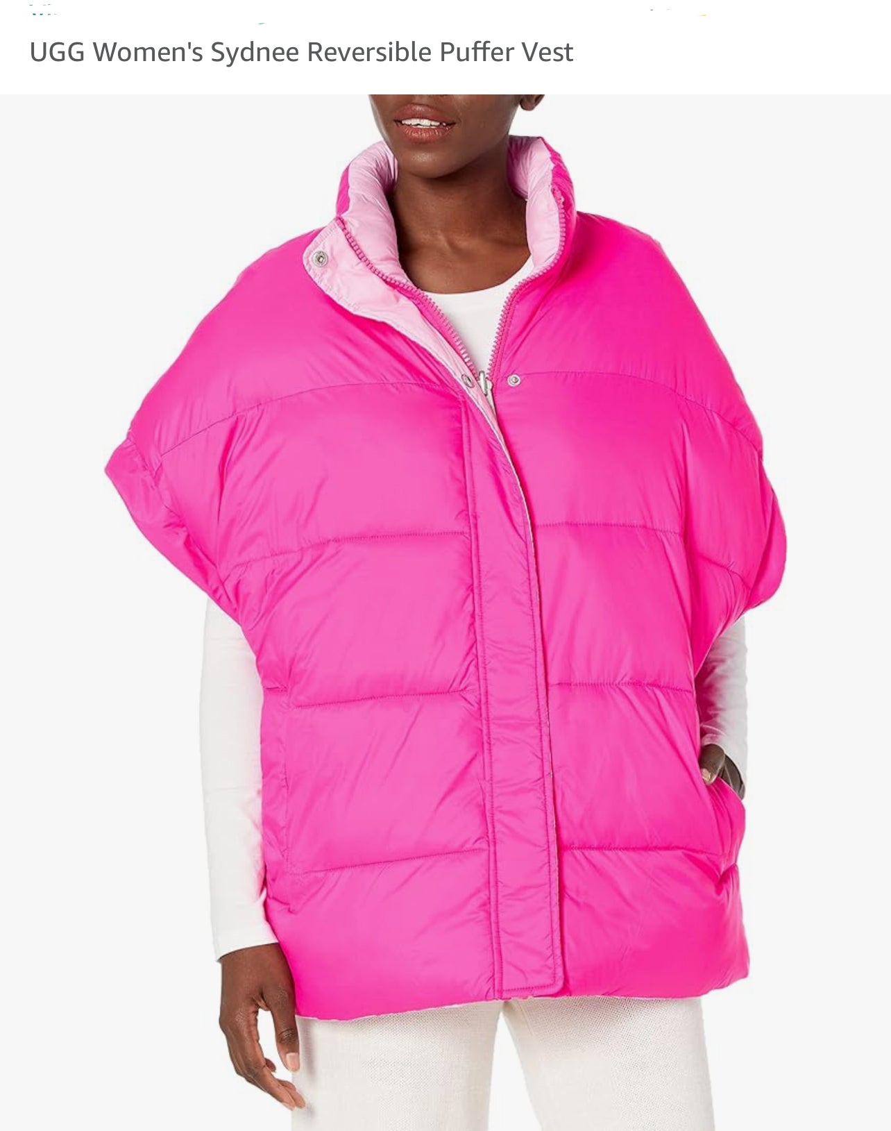 UGG Women's Sydnee Reversible Puffer Vest