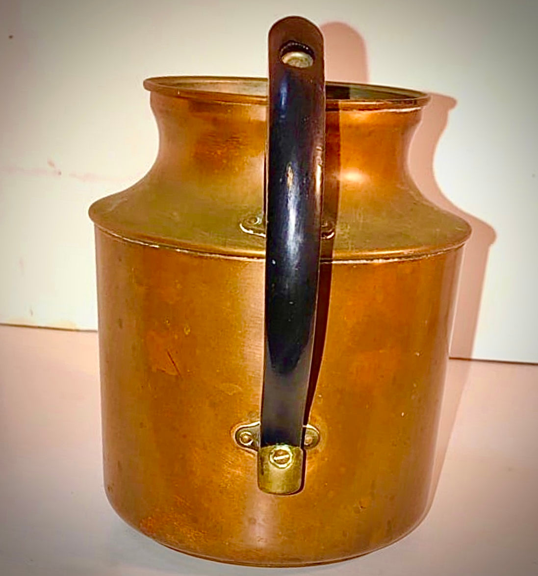 Vintage Copper Kettle. No
Lid. Nice!