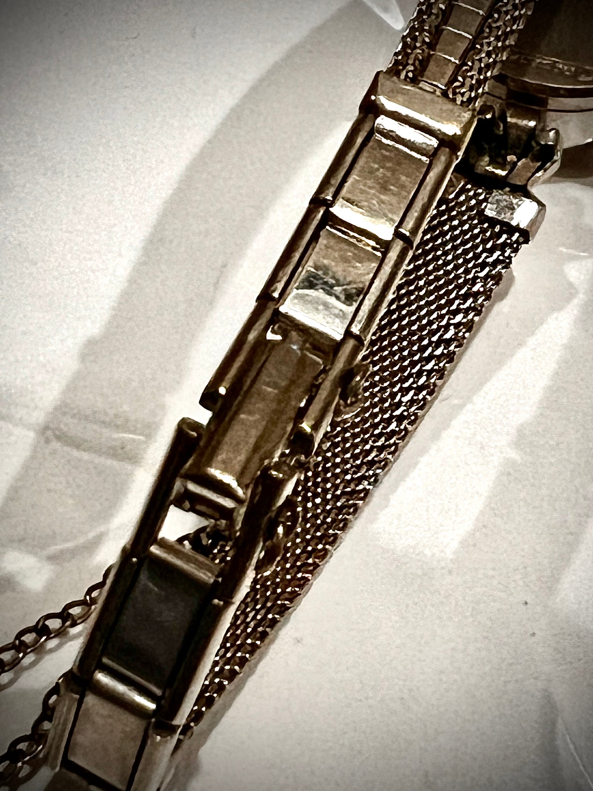 #943 LADY ELGIN WATCH VINTAGE 740 23 JEWELS 10K White Gold Filled serviced