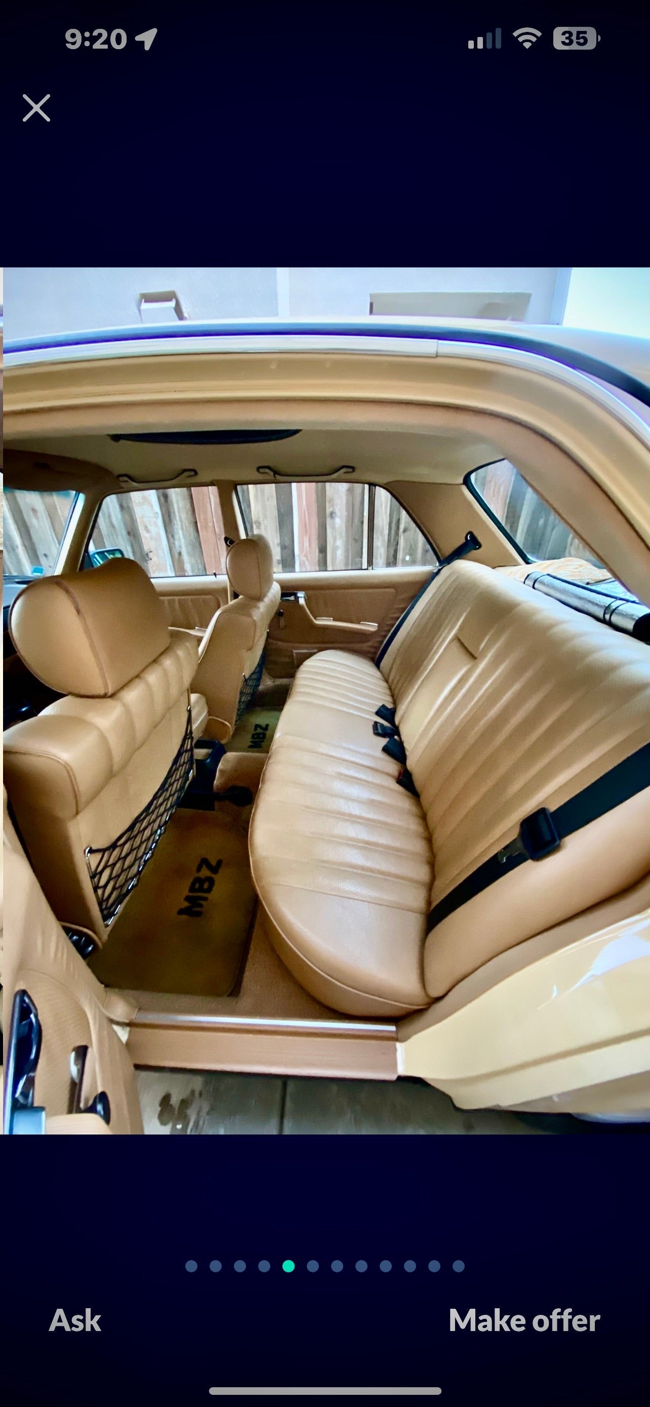 1982 Mercedes-Benz 240D Base Sedan 4-Door 2.4L 2404CC 4 cylinder DIESEL SOHC Naturally Aspirated 83K miles emaculate condition all original