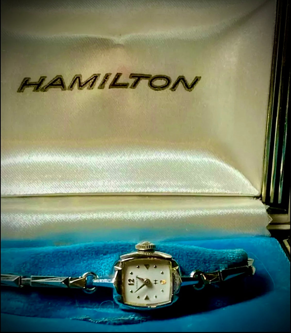 #354 Hamilton Ladies Watch 10K Gold Plated 17 jewls Manual Wind NOS