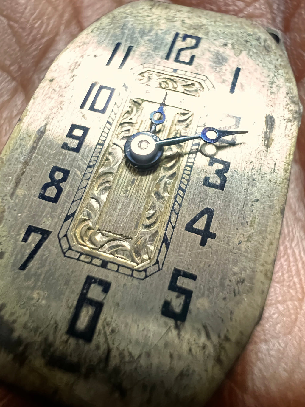 R#20Vintage Bulova Women 14K Gold Filled Art Deco Mechanical maual winding Watch PARTS REPAIR or a project watch
