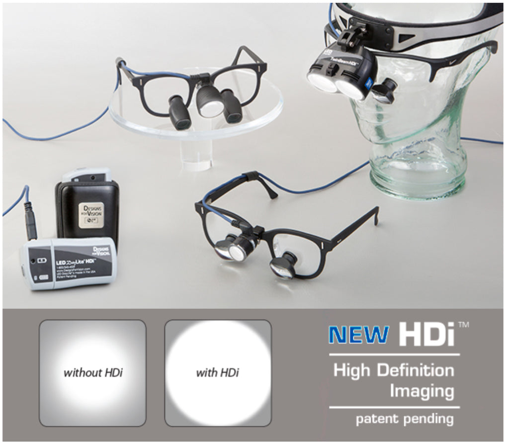 Designs for Vision LED DayLite WireLess IR HDi Dental - Oral - Plastic Surgical Headlight System