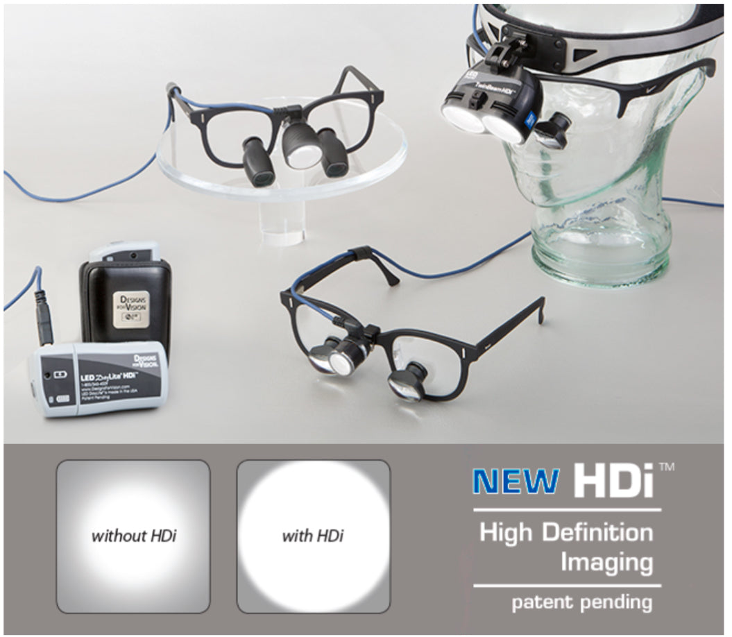 Designs for Vision LED DayLite WireLess IR HDi Dental - Oral - Plastic Surgical Headlight System