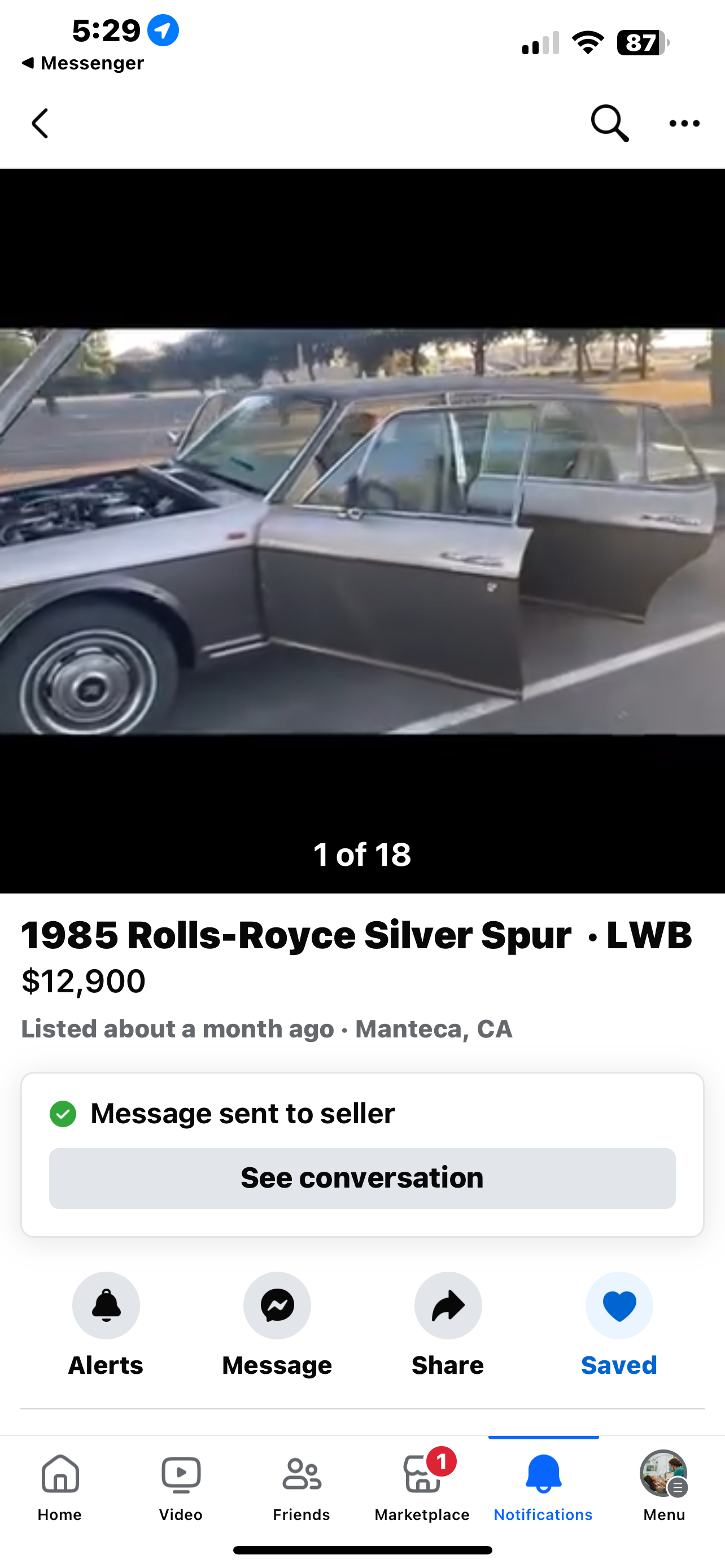 Sample 1990 Bentley Turbo R Rolls Royce face book by Glen go see modesto Costco