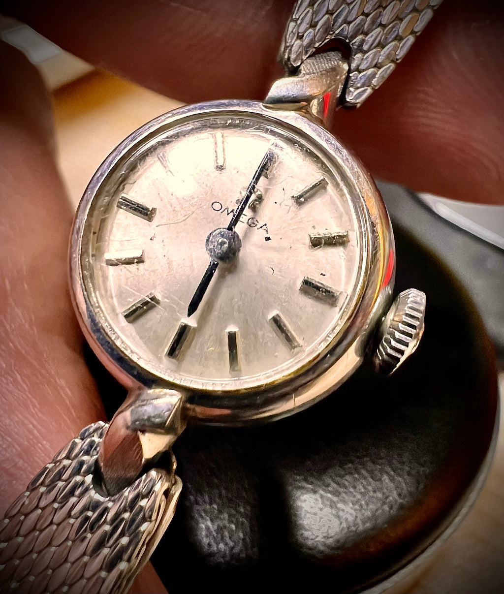 #1073 Vintage OMEGA Ladies Watch cal. 485, 14K GF, Elegant Timepiece, Fully Functional