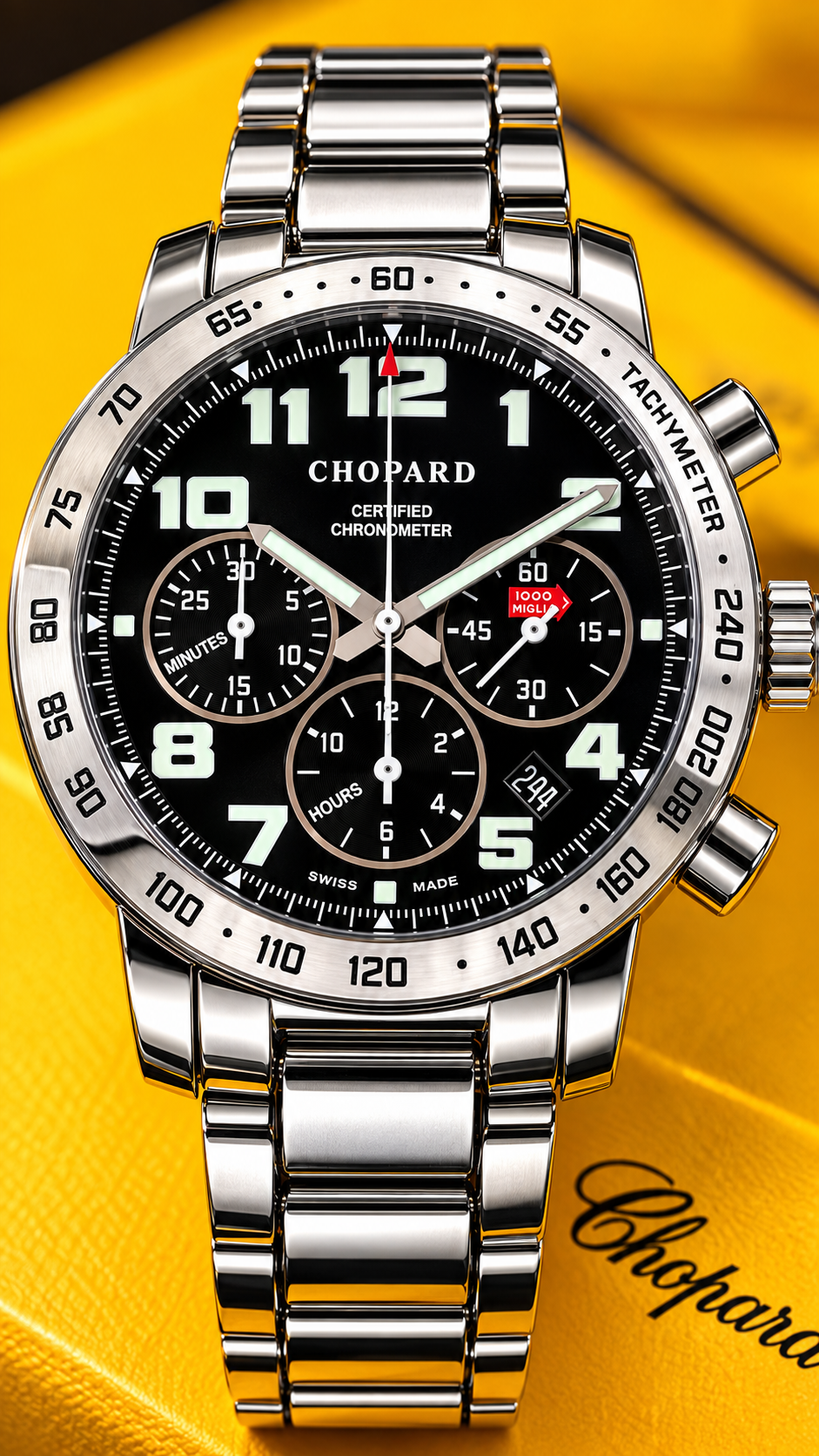 Chopard Mille Miglia Automatic Chronograph Chronometer Ref. 8920 Full Set Box Papers COSC Swiss Made Inv R#735
