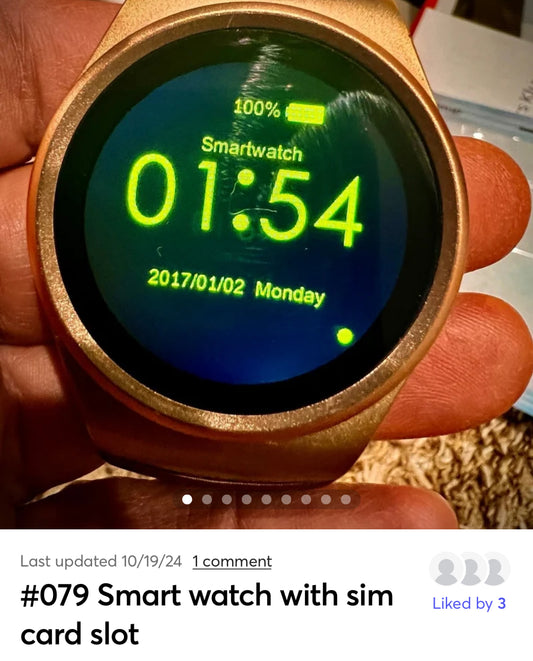 #079 Smart watch with sim card slot