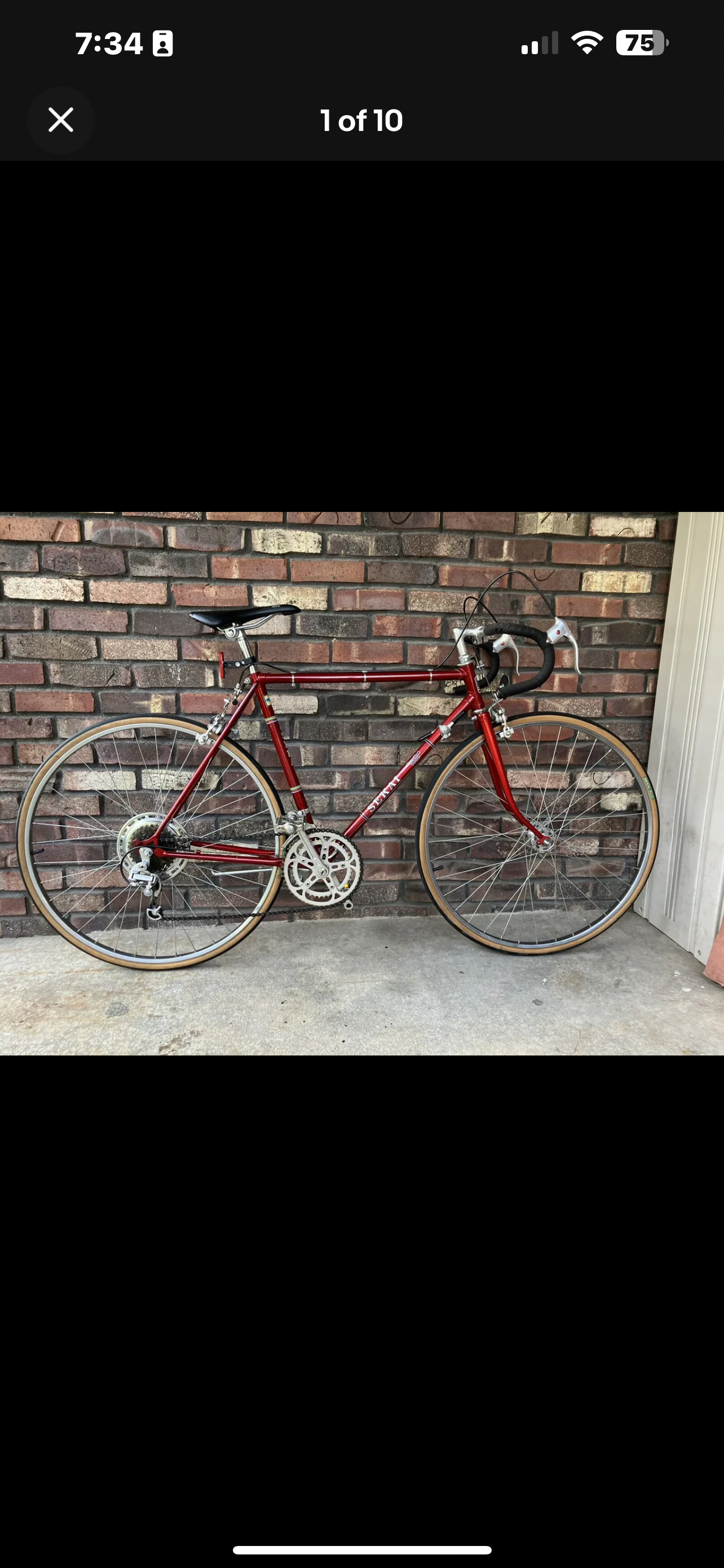 LATE 70's VINTAGE BLUE SEKAI SPRINT 1100 TANGE HT LUGGED BICYCLE ALL ORIGINAL