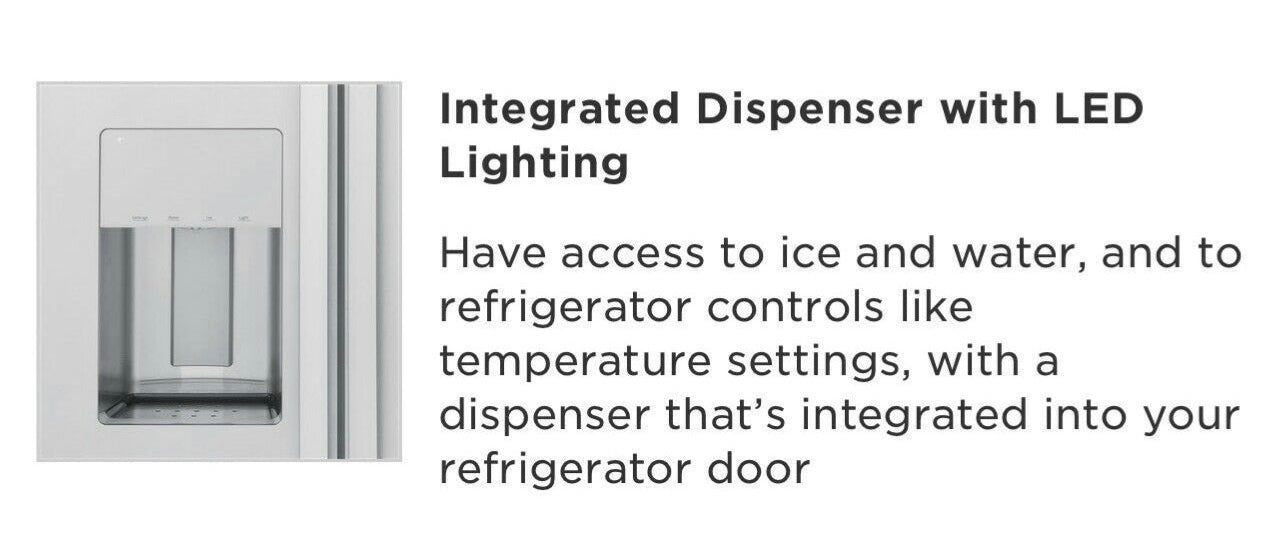 GE Profile 42" Double Door Huge 25.1 Cu. Ft. 42" Built-In Side-By-Side Refrigerator With Ice And Water Dispenser