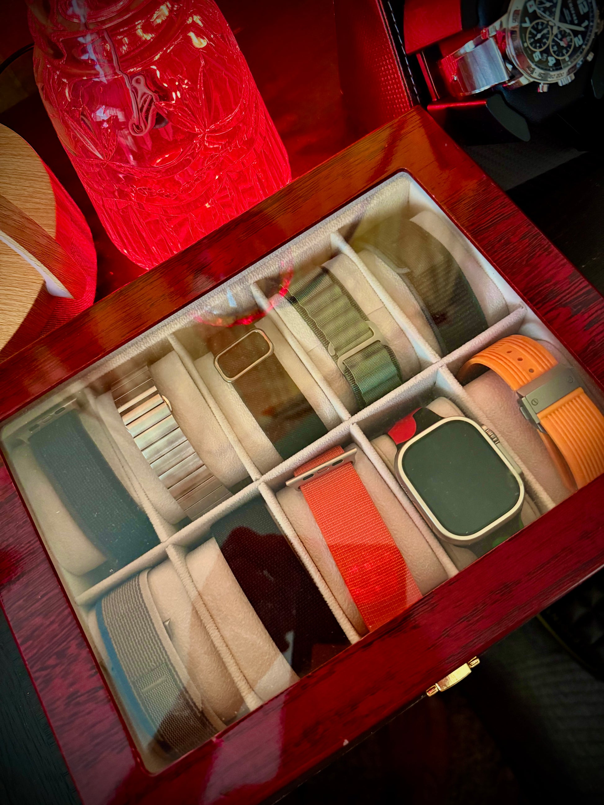 #001 Apple Watch Ultra [GPS + Cellular 49mm] Titanium Case with Midnight Ocean Band, One Size
1K+ bought in past month