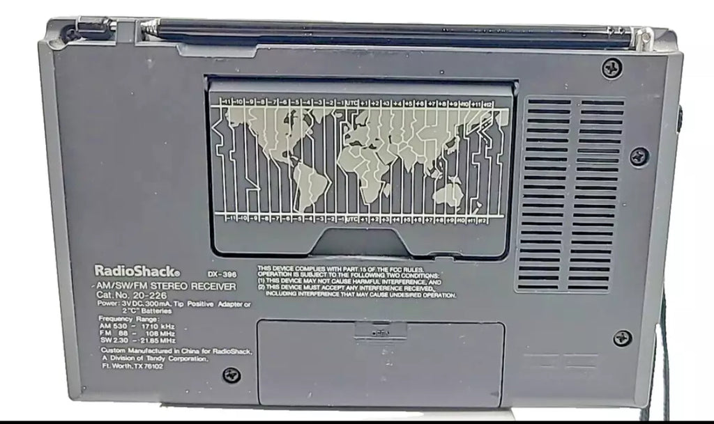 Radio Shack DX-396 AM SW FM Stereo Digital Receiver