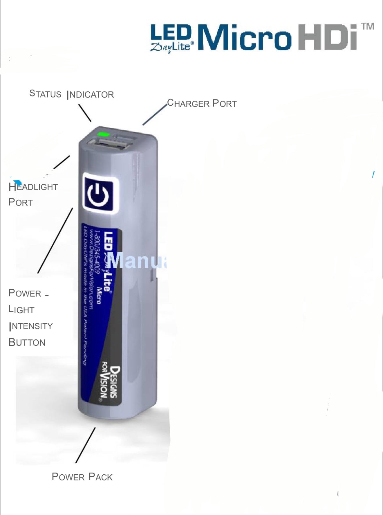 Exchange Trade in Service Designs for Vision LED Daylite Micro DVI-LEDMC Warr $200 Core