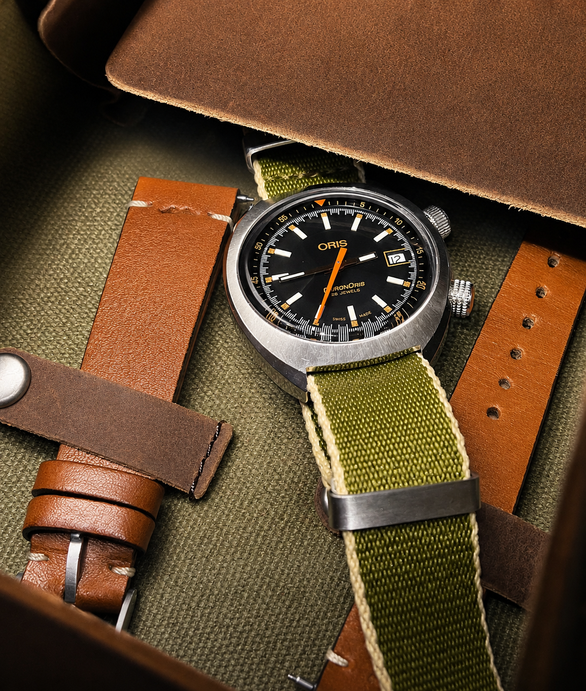 ORIS Chronoris Movember Edition 2019 – Calibre 733 – Full Set – Brand New – Ref. 01 733 7737 4034 inventory # 618