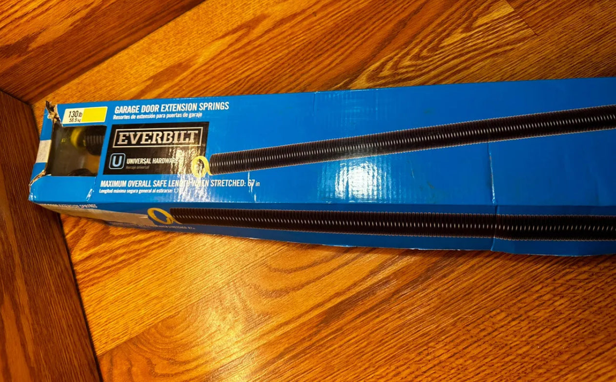 Garage Door Extension Spring 1 Pak Everbilt 707800 130 Weight Limit