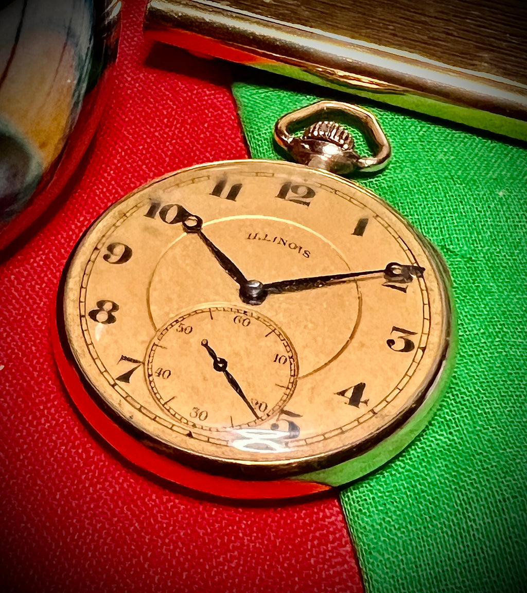 #1201 Illinois Aristocrat Watch Rose Gold Filled Wandsworth Case Excellent 17J Movement wedding gift watch