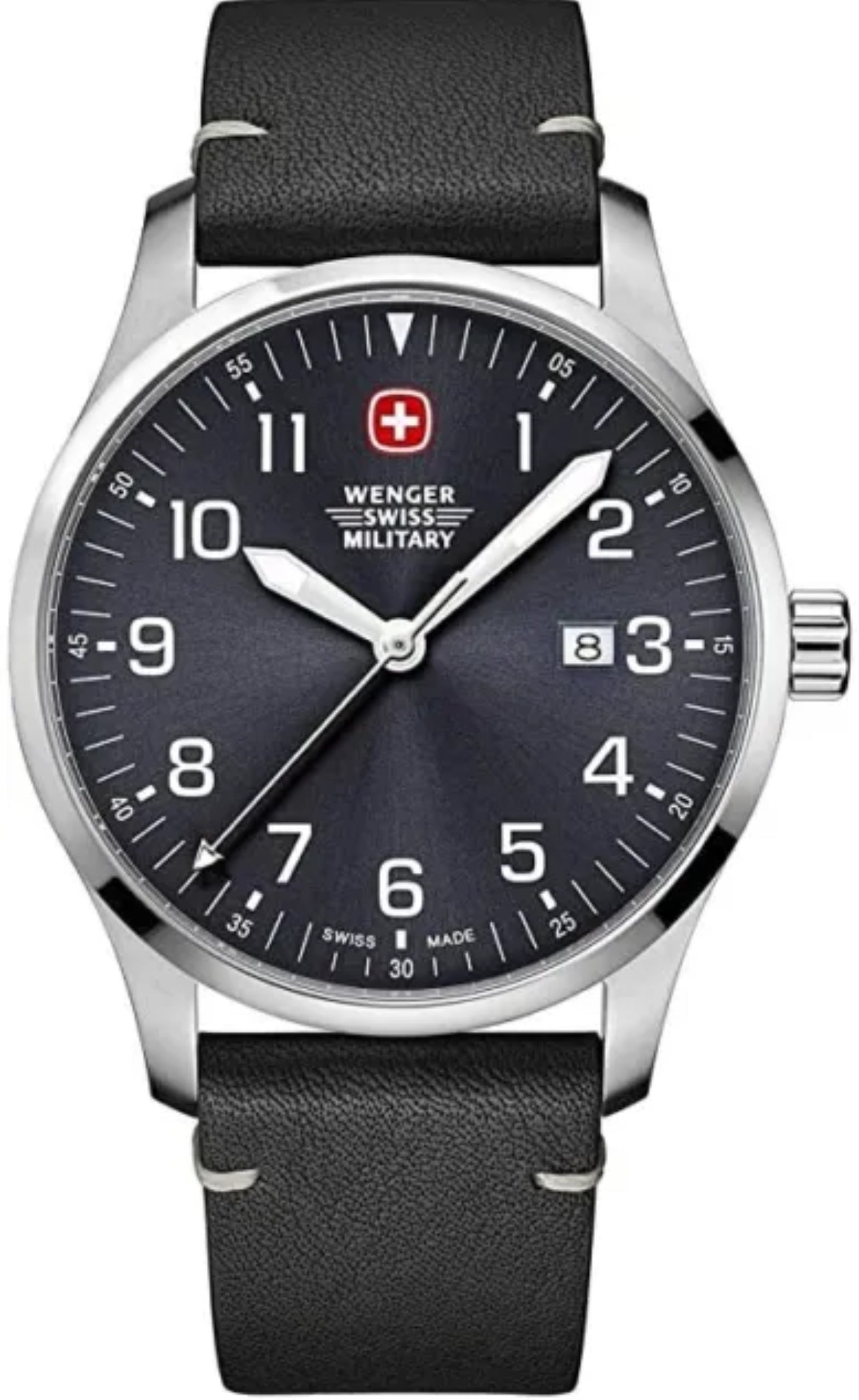 #1018-A Wenger Swiss military larger size Quarrtz watch