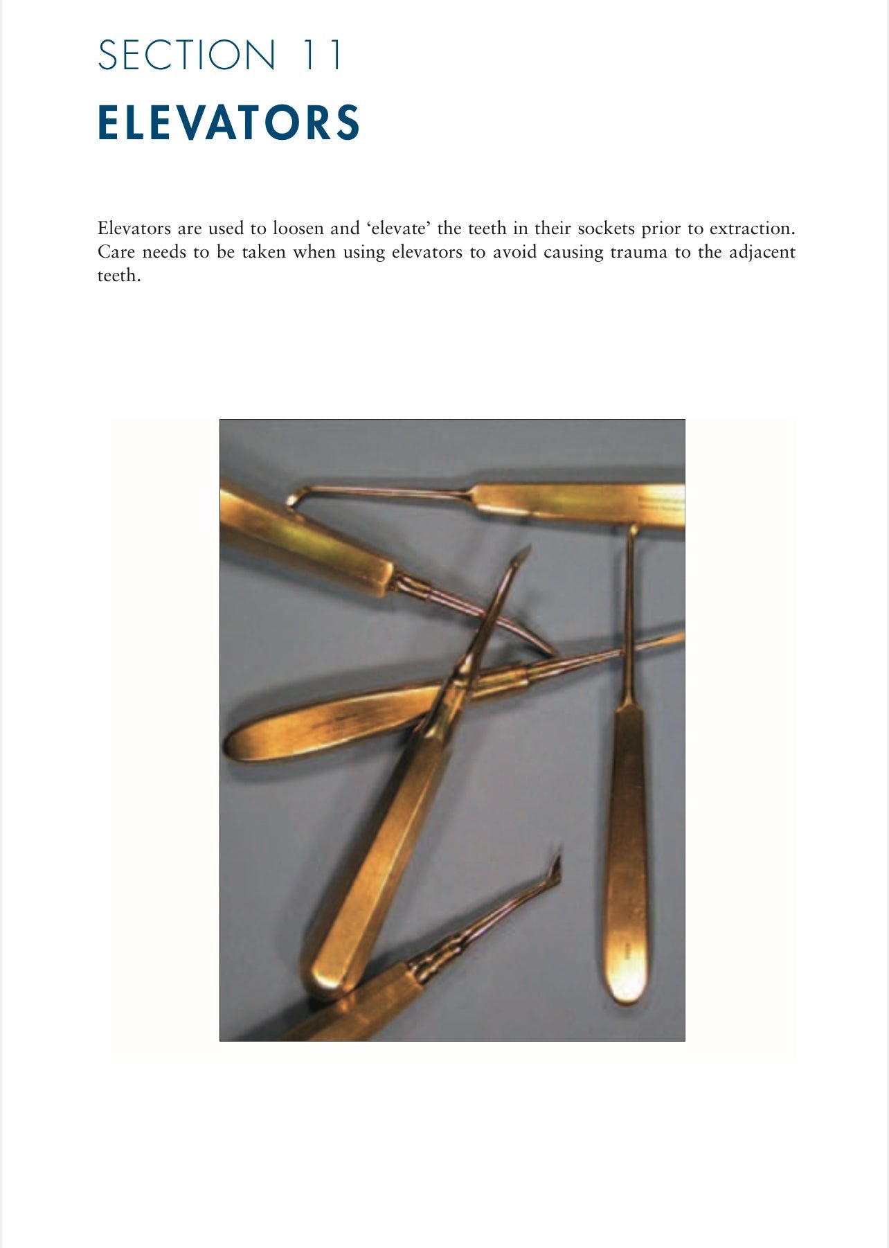 BASIC GUIDE TO DENTAL INSTRUMENTS 18 SECTIONS educational Program Series Section 1-18