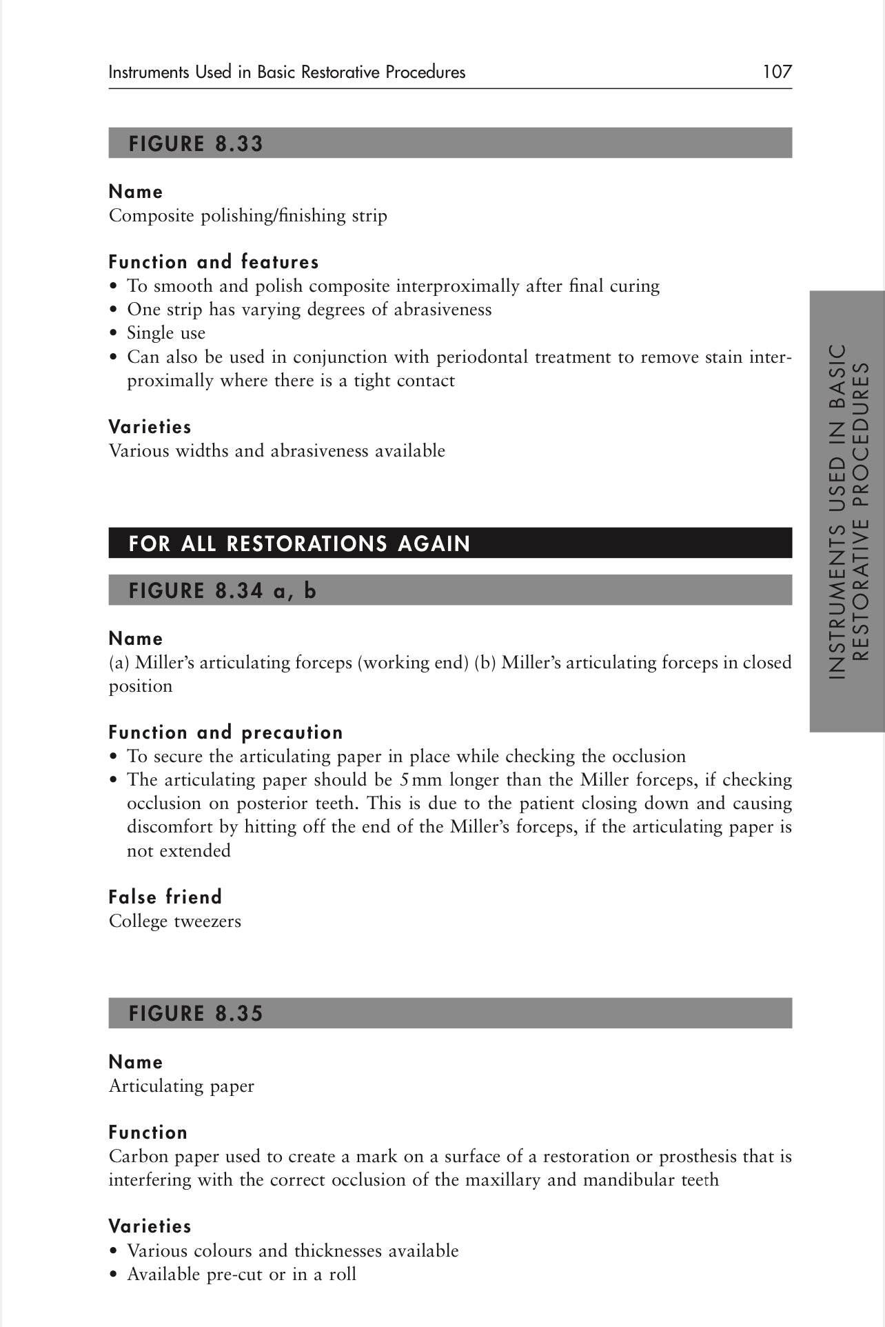 KIMAW BASIC GUIDE TO DENTAL INSTRUMENTS 18 SECTIONS Program Series Section 1-15 LIMITED TIME OF 30 days acess for anyone please take advantage