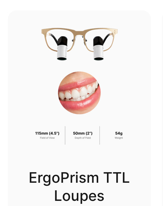 For Julian Lumadent Surgical Dental Loups 6.0x TTL Field view IPD 62mm WD 21” Purple New Prolux wireless LED Light system