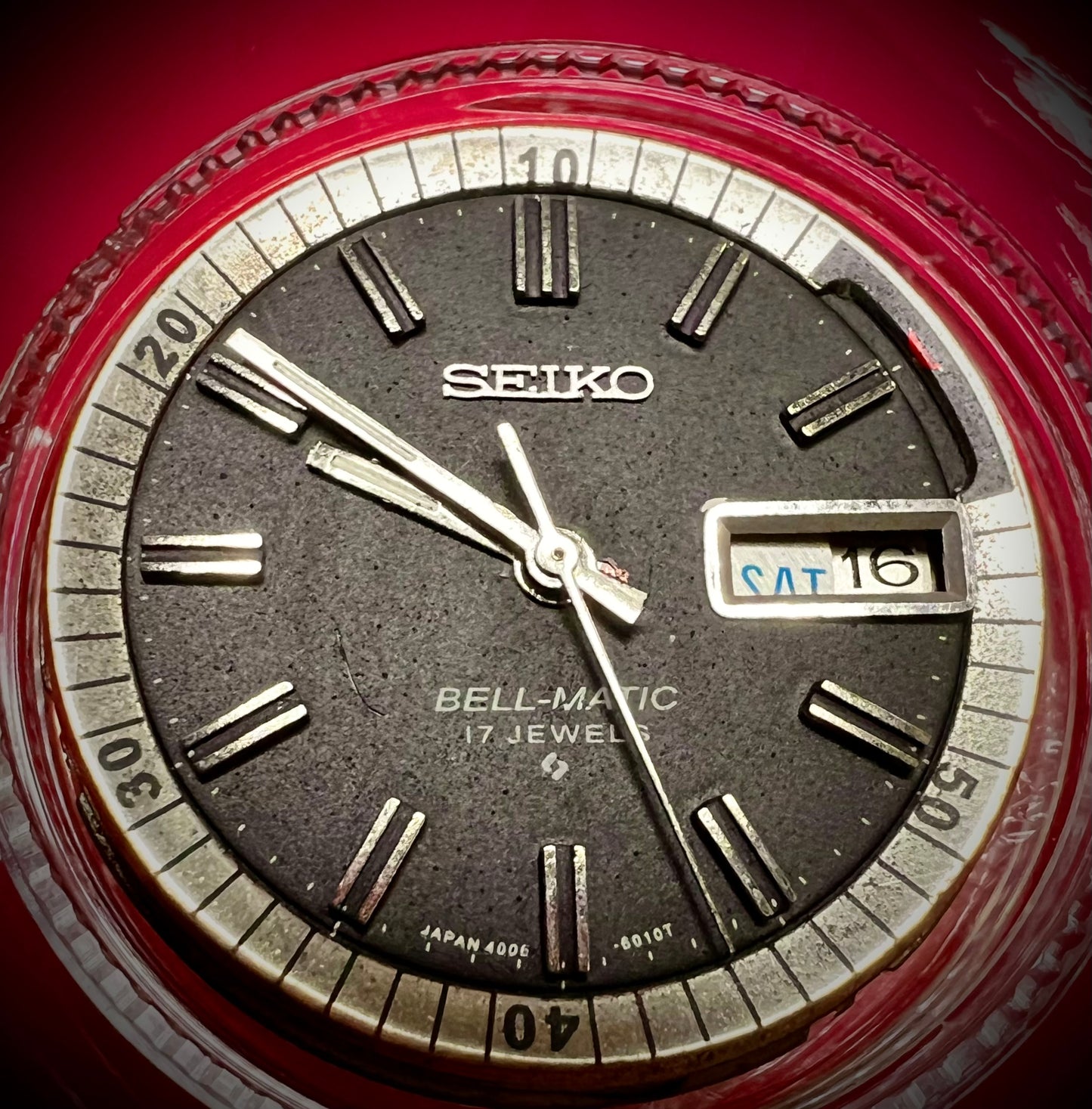 #1205 Seiko Bellmatic 4006 6070 black Dial