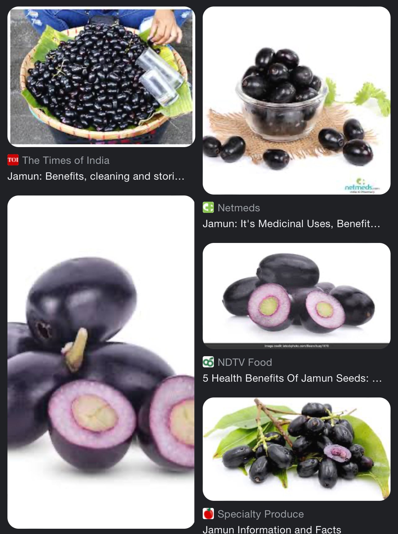 Jamun Commonly known as Java plum or Indian blackberry in English, Jamun or Jambul in Hindi, Jambufalam or Mahaphala in Sanskrit, Naavar Pazham in Tamil and Neredu in Telugu, it goes by the botanical name Syzygium cumini