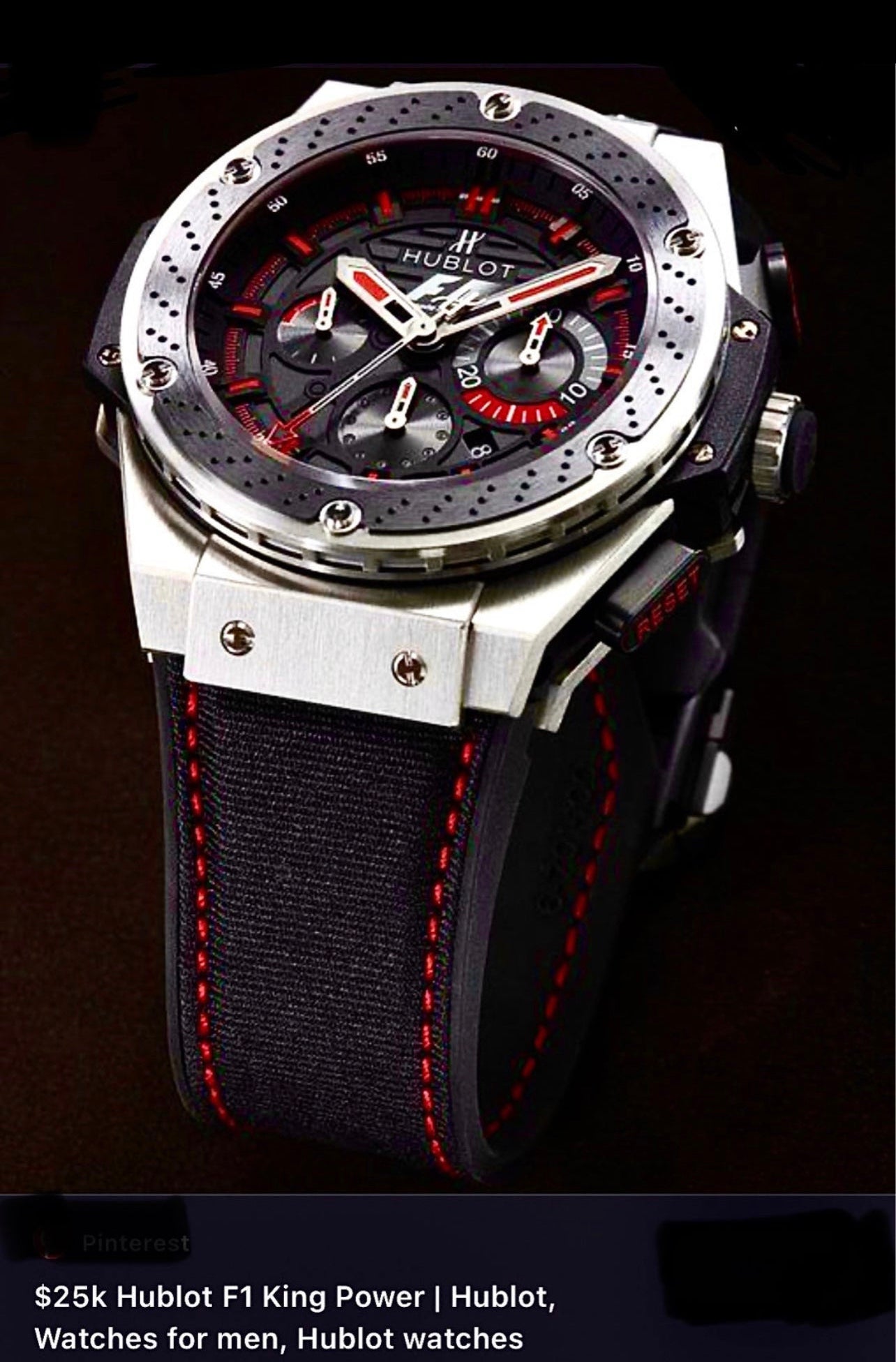 R#968 Hublot F1 amazing watch