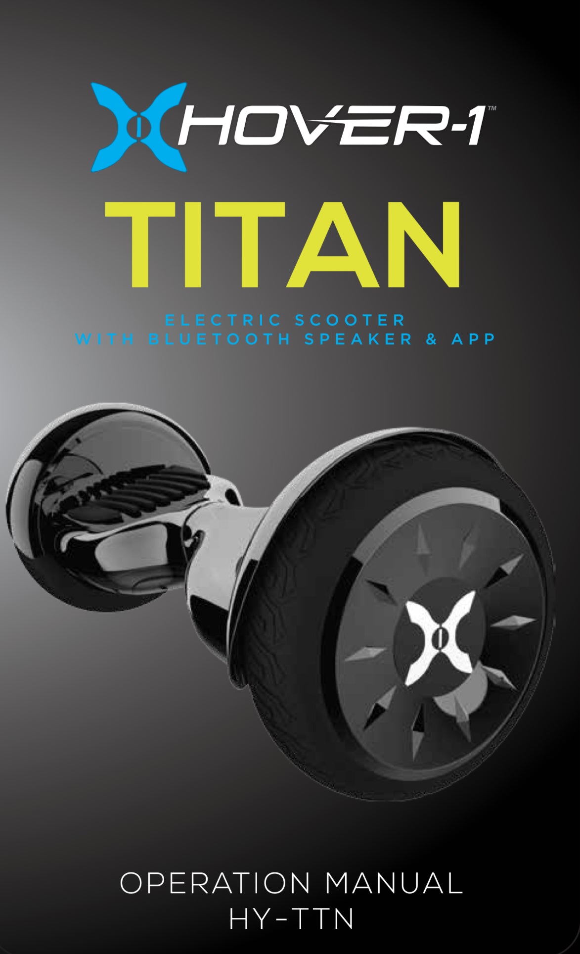 Hover-1 Titan Electric Hoverboard 8MPH Top Speed, 8 Mile Range, 3.5HR Full-Charge, Built-In Bluetooth Speaker, Rider Modes Beginner to Expert