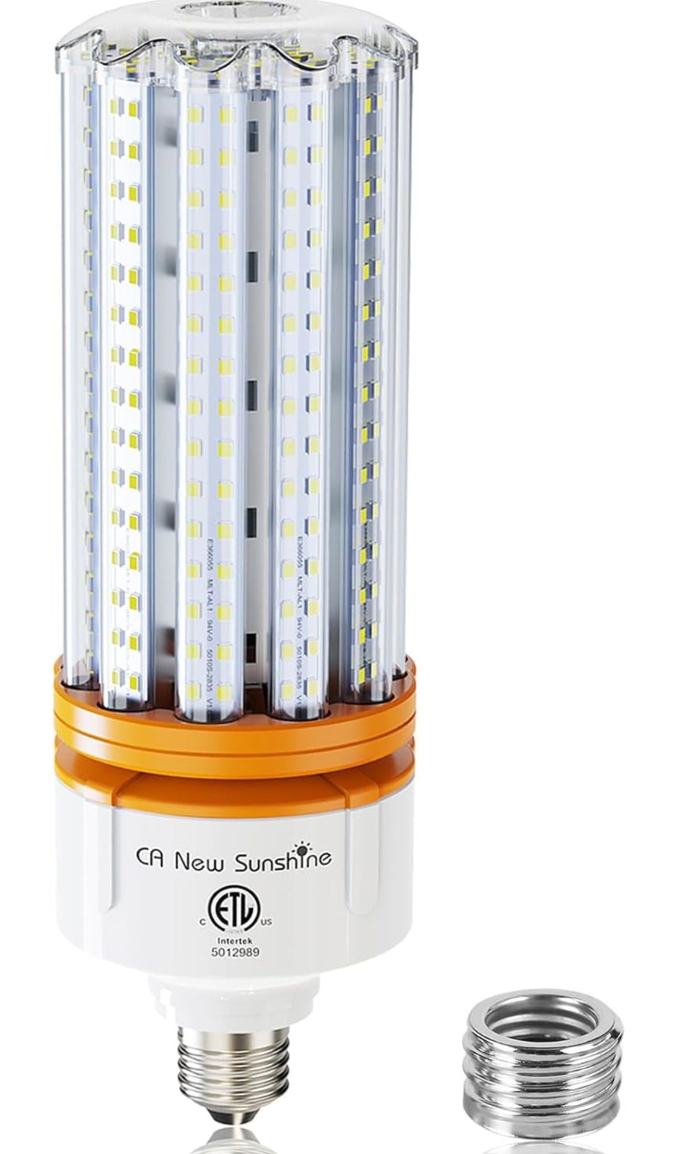Brand: CA New Sunshine
1000W Equivalent Led Corn Light Bulbs,100W Led Corn Bulb 15000 Lumen, 5000k Daylight White lamp, E26/E39 Medium Mogul Base, Large Area Lights for Outdoor Indoor Garage Warehouse High Bay Lighting