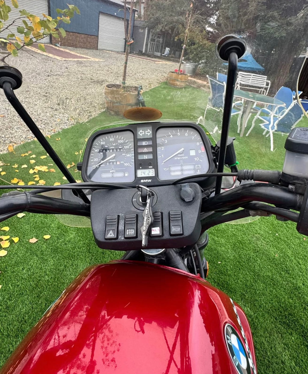 1993 BMW K75 – Classic “Flying Brick” – 34,600 Miles – Hard Luggage