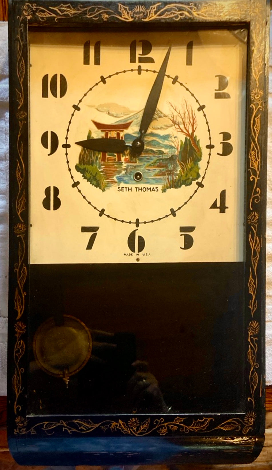 #1007 Seth Thomas 1960’s clock novelty collectors Clock