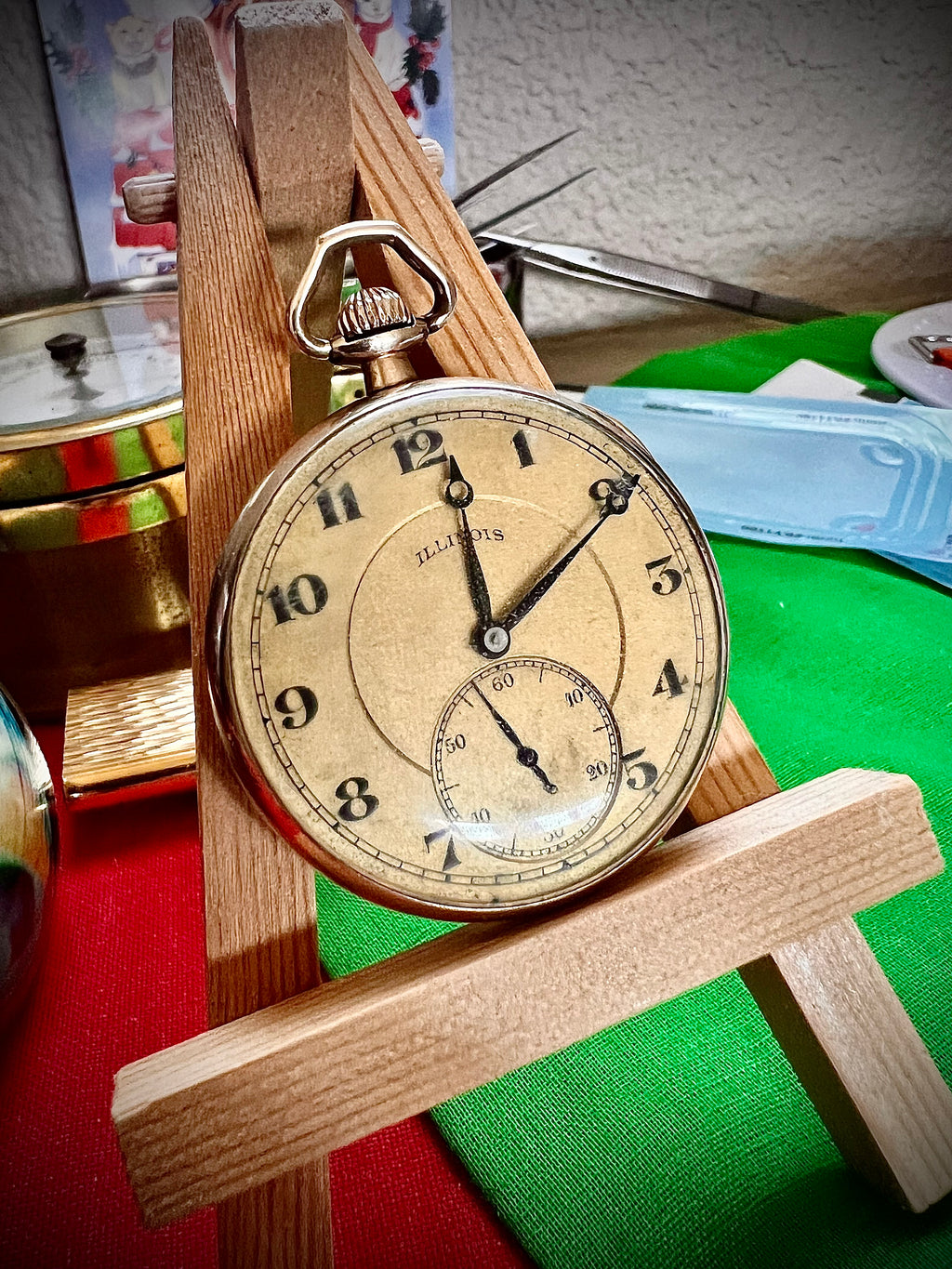 #1201 Illinois Aristocrat Watch Rose Gold Filled Wandsworth Case Excellent 17J Movement wedding gift watch