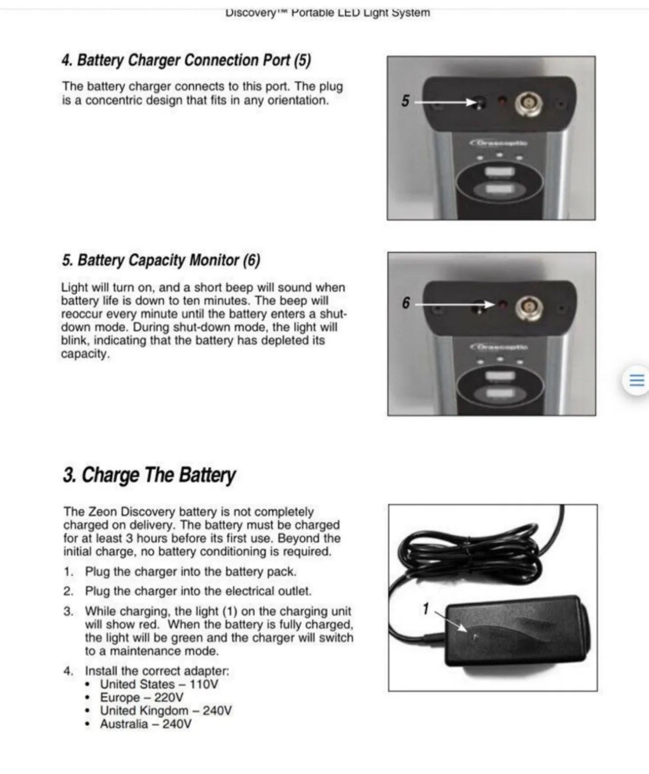 #DIS01 Dental Loupes LED light DISCOVERY Battery Module ONLY 3years  Warranty