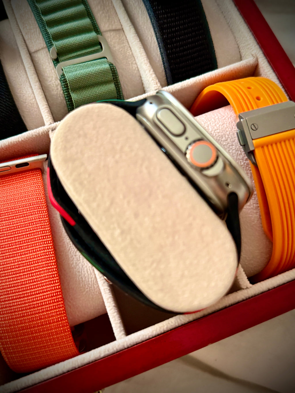 #001 Apple Watch Ultra [GPS + Cellular 49mm] Titanium Case with Midnight Ocean Band, One Size
1K+ bought in past month