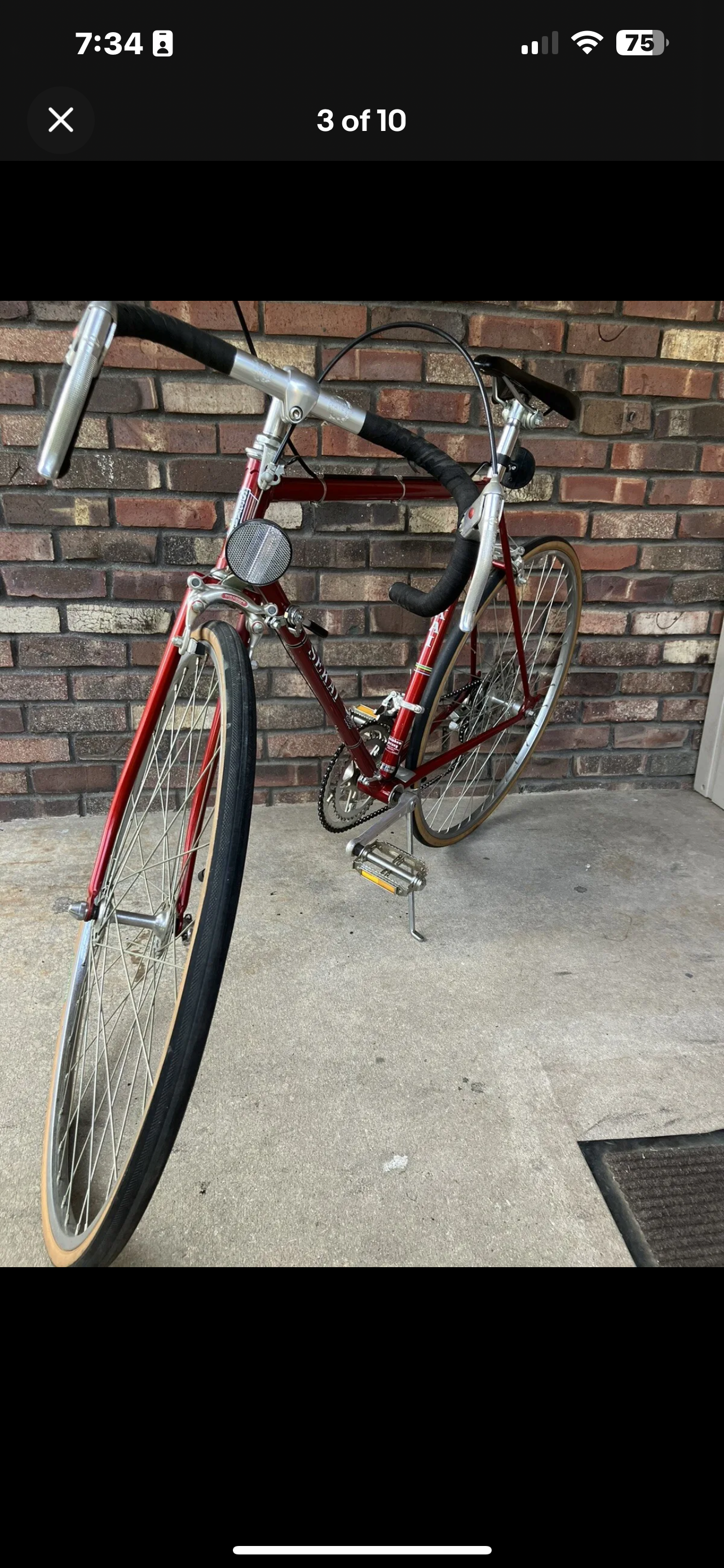 LATE 70's VINTAGE BLUE SEKAI SPRINT 1100 TANGE HT LUGGED BICYCLE ALL ORIGINAL