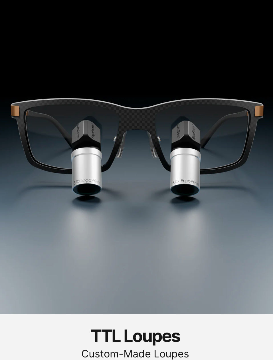 Lumadent Surgical Dental Loups 6.0x TTL Field view IPD 62mm WD 21” Purple New Prolux wireless LED Light system