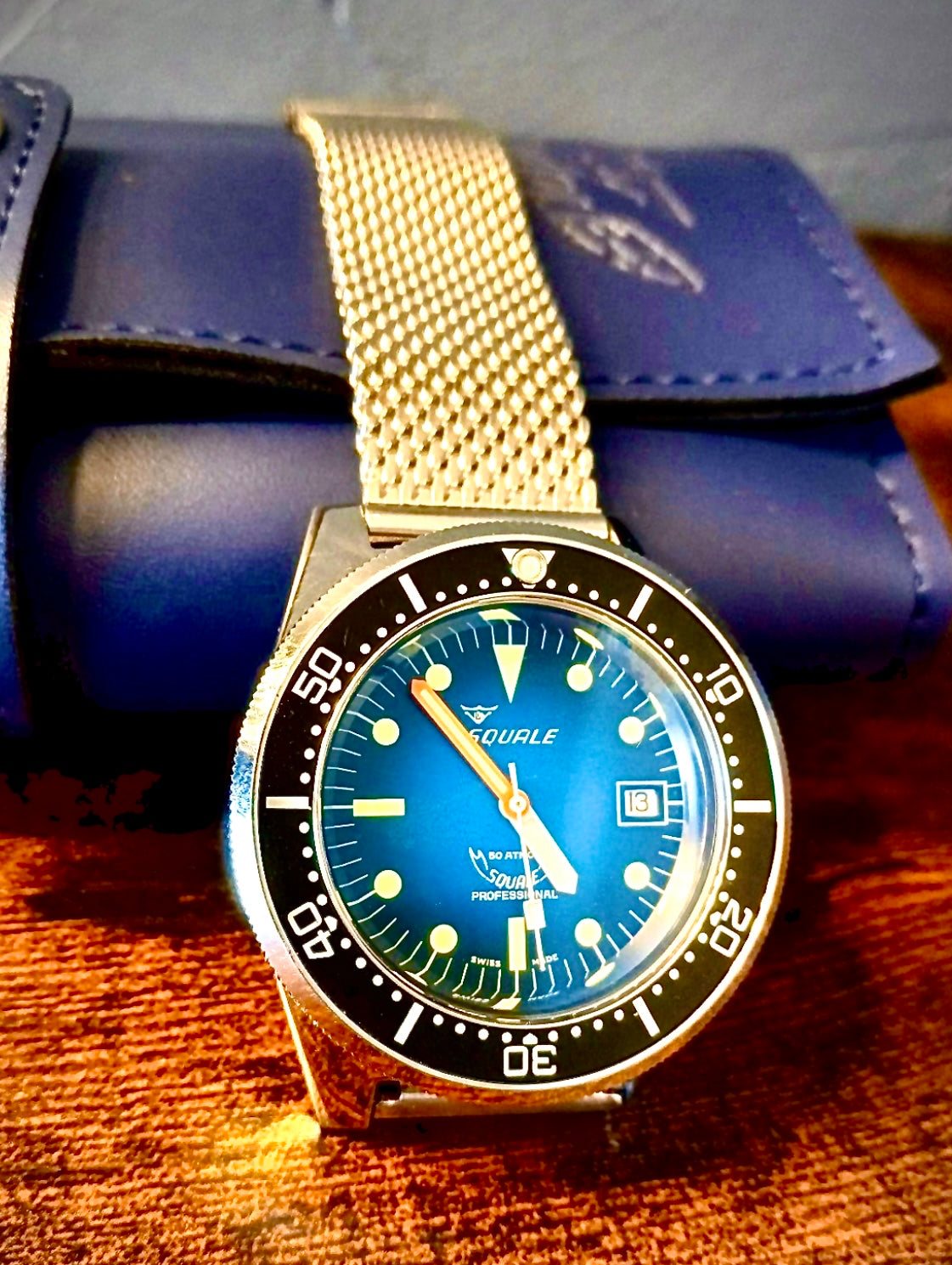 #539 Squale 50 atmos Automatic divers watch Squale Drass X Galeazzi Limited Edition 500 Pieces Swiss ETA Automatic beautiful wrist watch