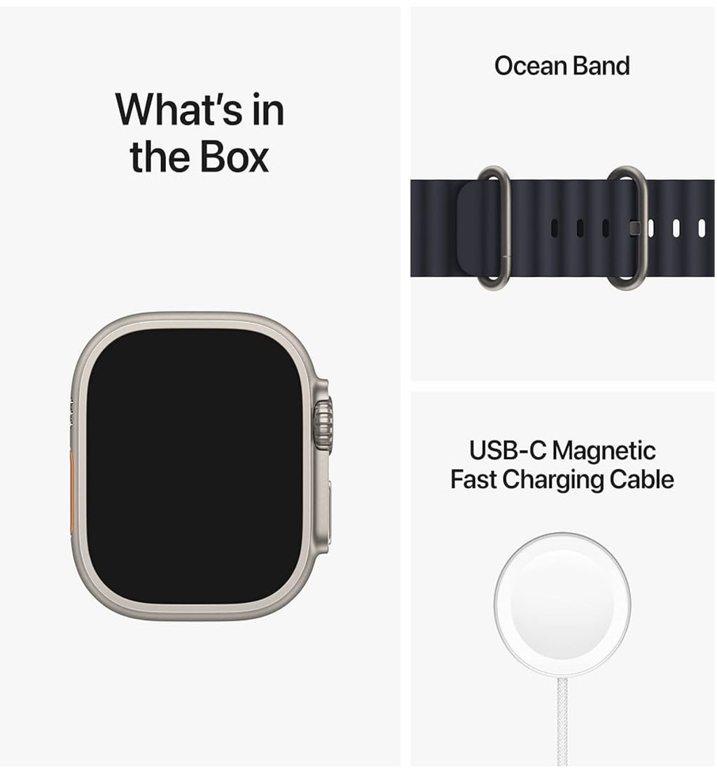 #001 Apple Watch Ultra [GPS + Cellular 49mm] Titanium Case with Midnight Ocean Band, One Size
1K+ bought in past month