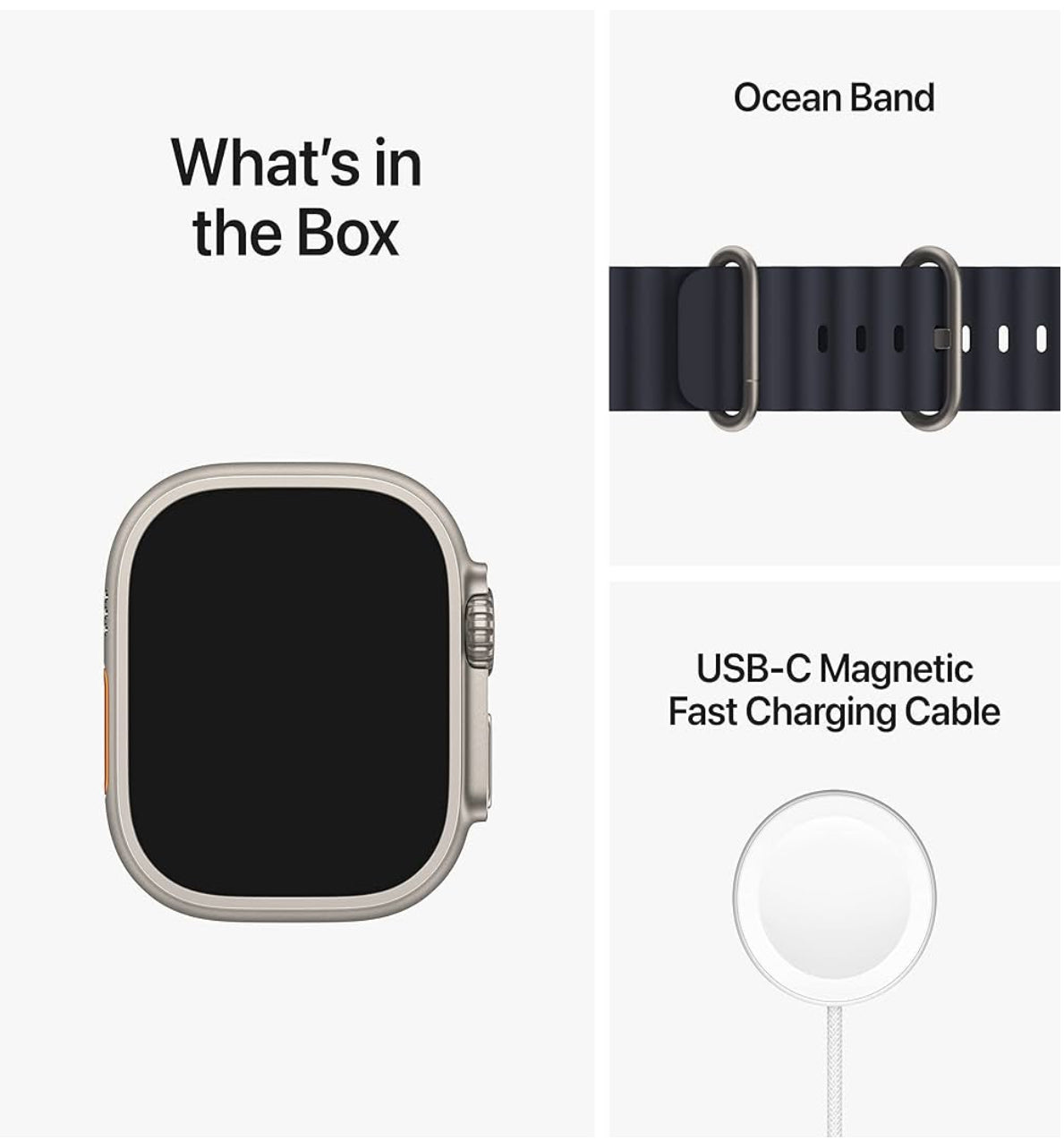 #001 Apple Watch Ultra [GPS + Cellular 49mm] Titanium Case with Midnight Ocean Band, One Size
1K+ bought in past month
