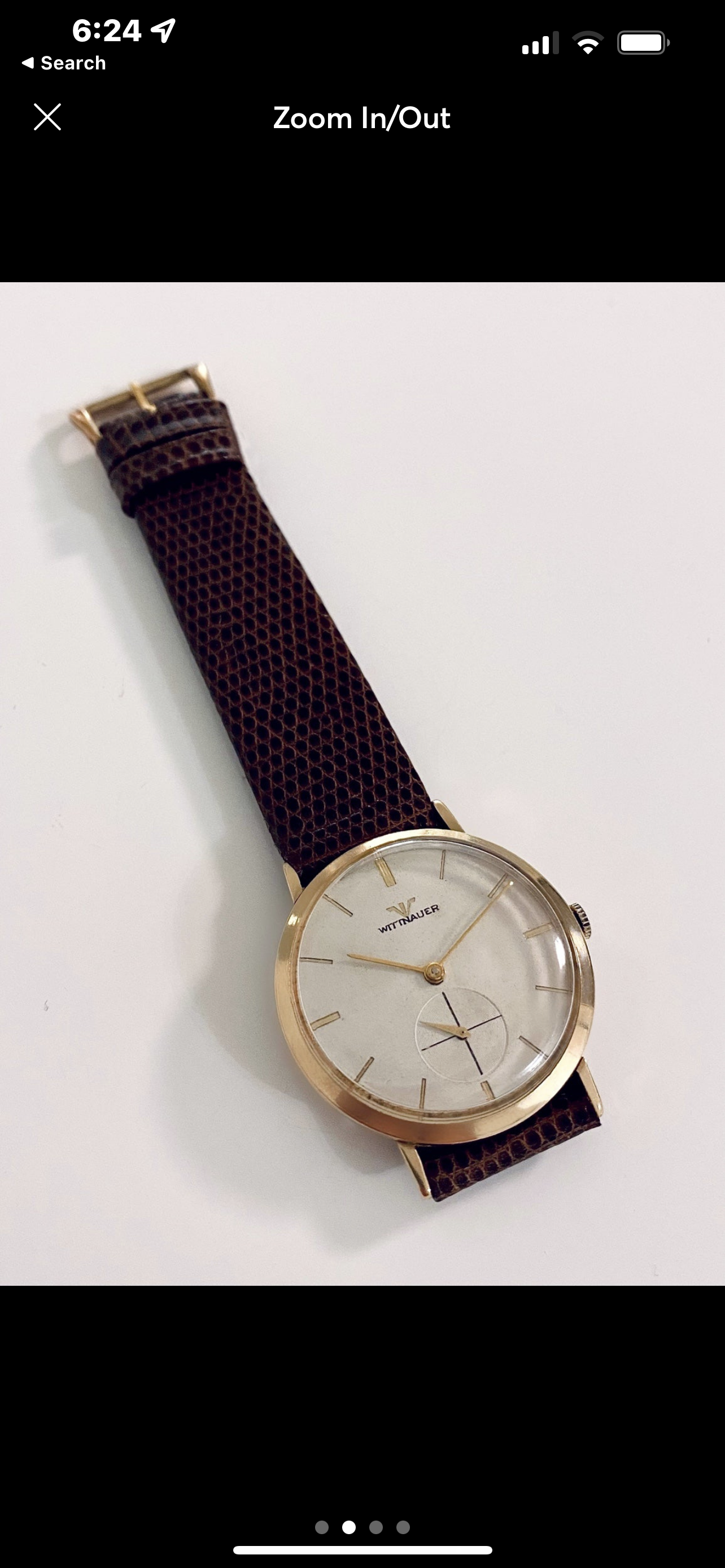 #538 Vintage 1950s Mens WITTNAUER by Longines Mechanical, Sub-Second RUNNING FINE