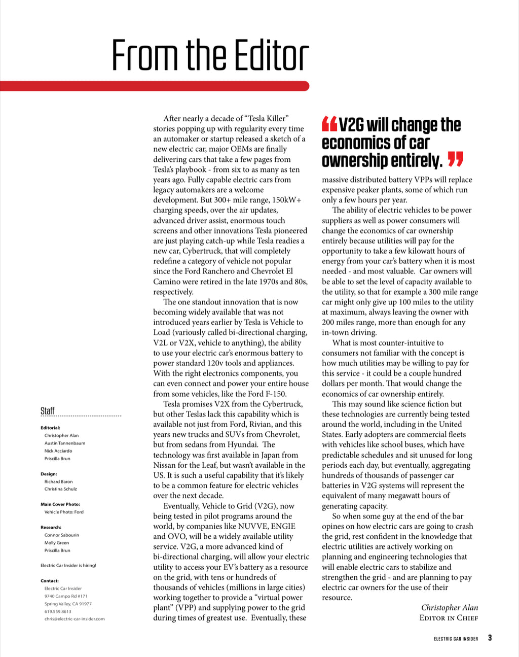 Electrical Vehicle buying (EV) Buying guide